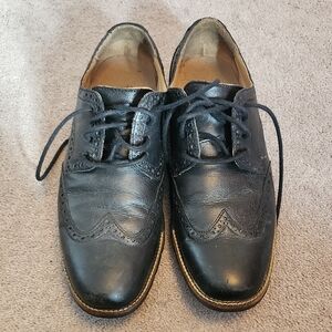 Cole Haan Dark Leather Wingtip Derbys